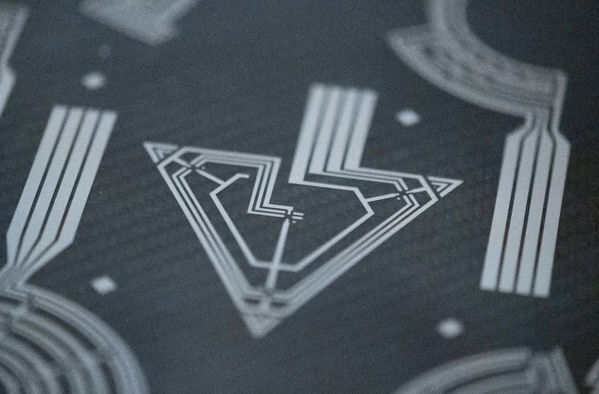 Macro view of printed sensor traces